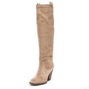 Vince Camuto Taupe Braden Suede Boots